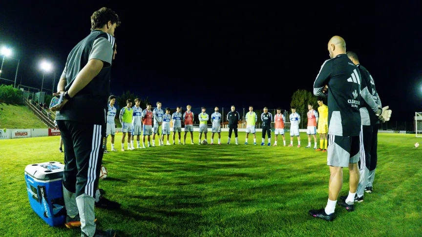 Entrenamiento Oviedo en Soria