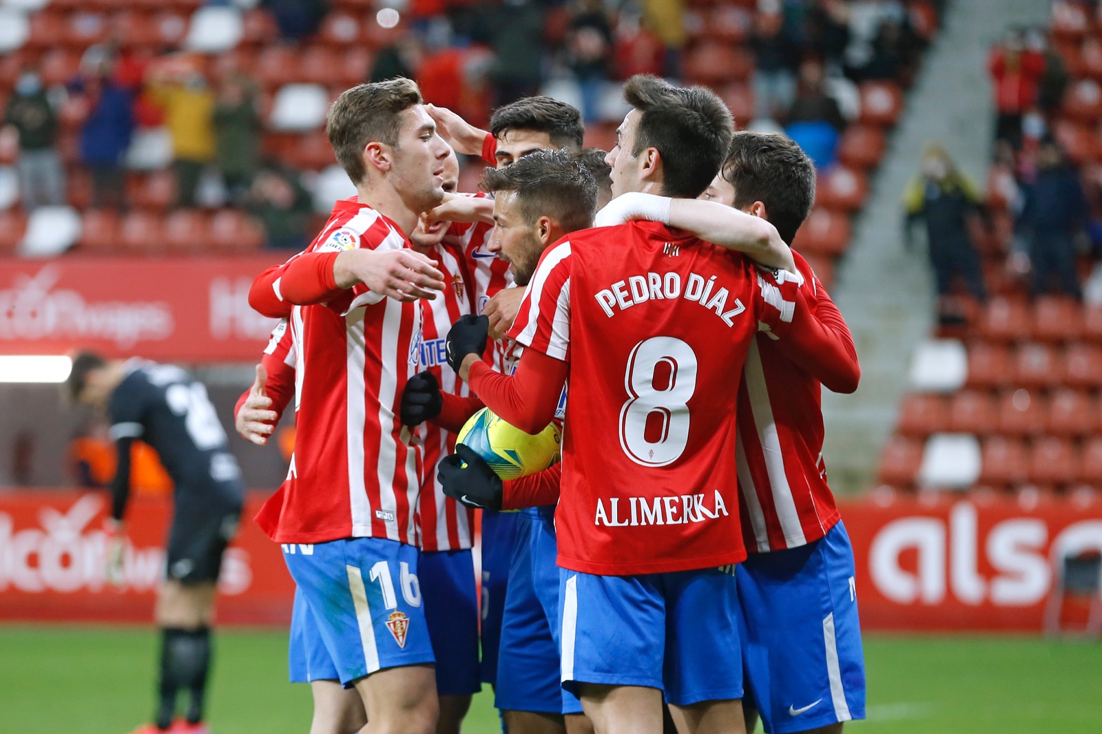Celebracion gol Sporting Fuenlabrada