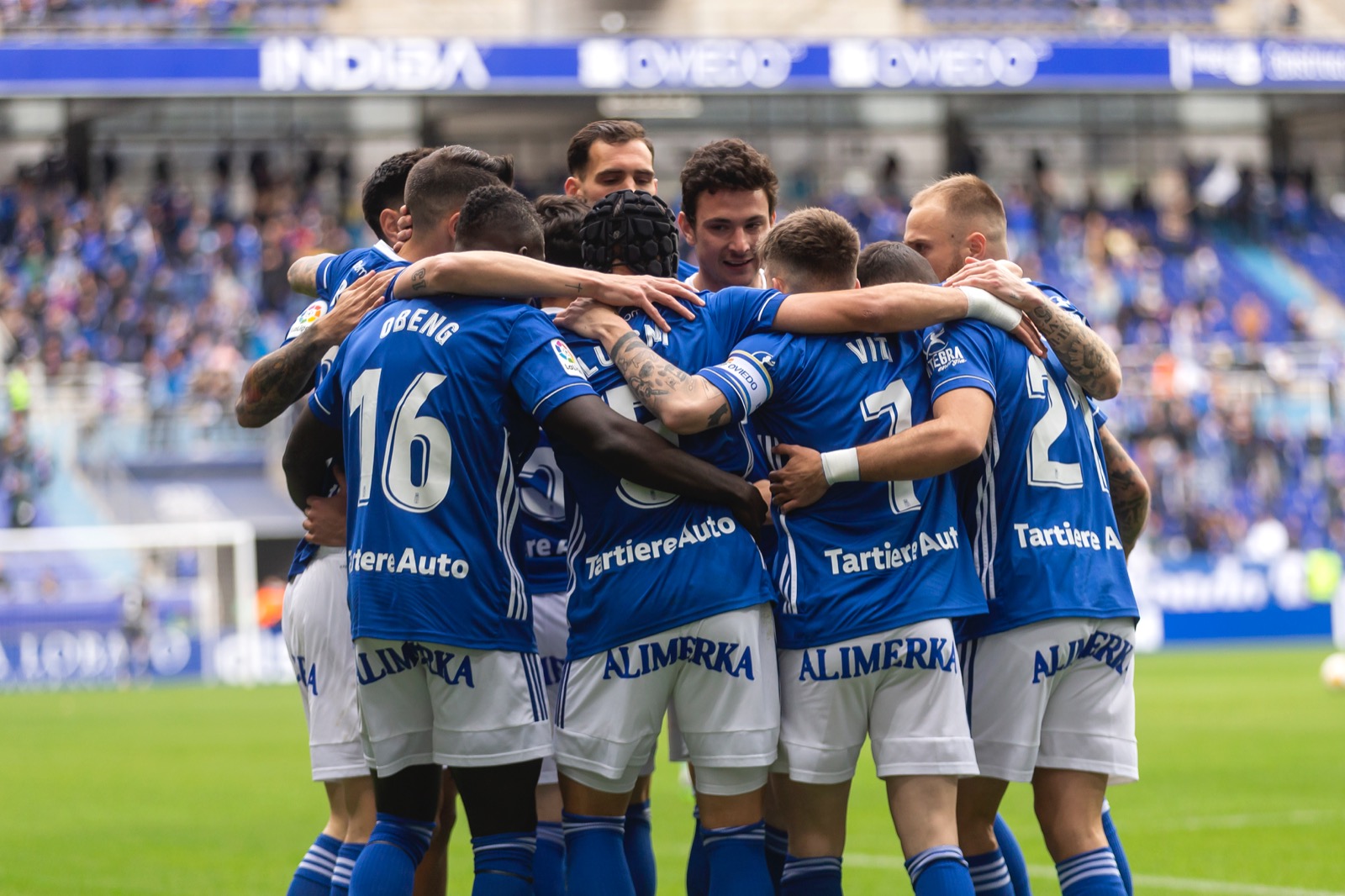 Jugadores del Oviedo