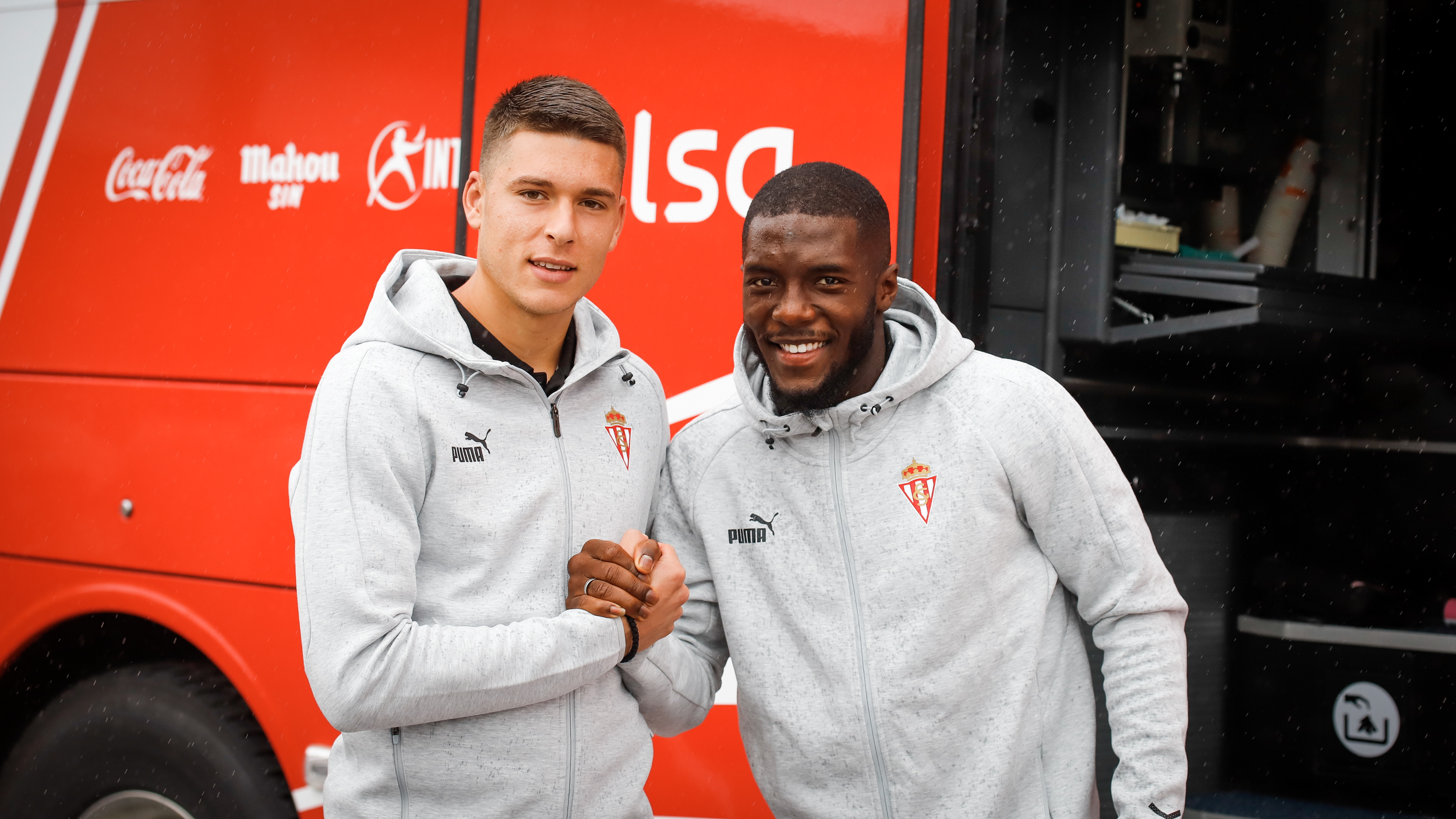 Uros Milovanovic y Axel Bamba