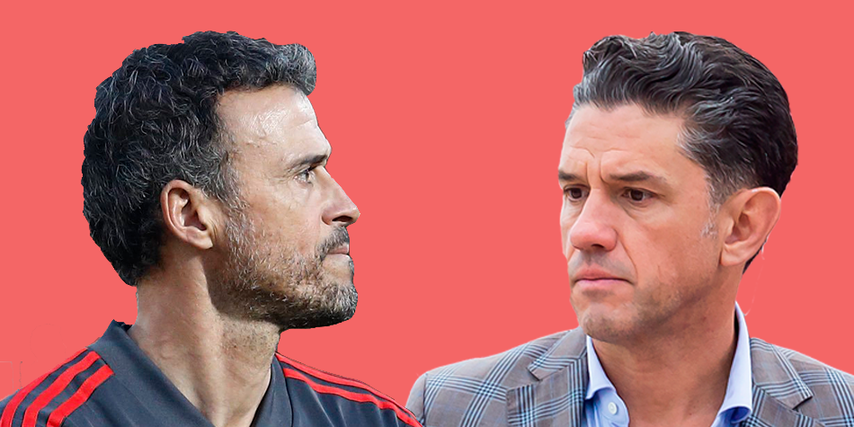 Luis Enrique y Alejandro Irarragorri
