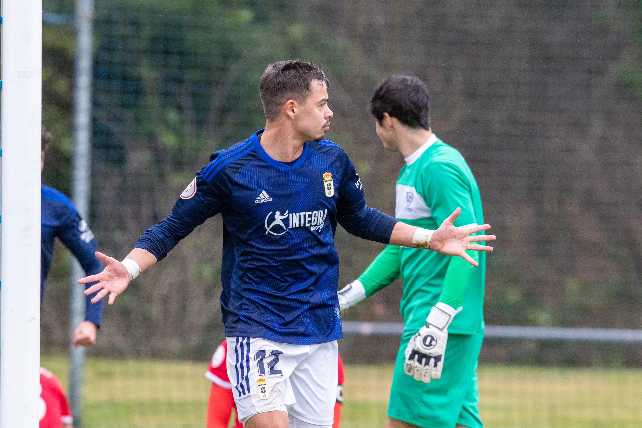 Masca celebra un gol