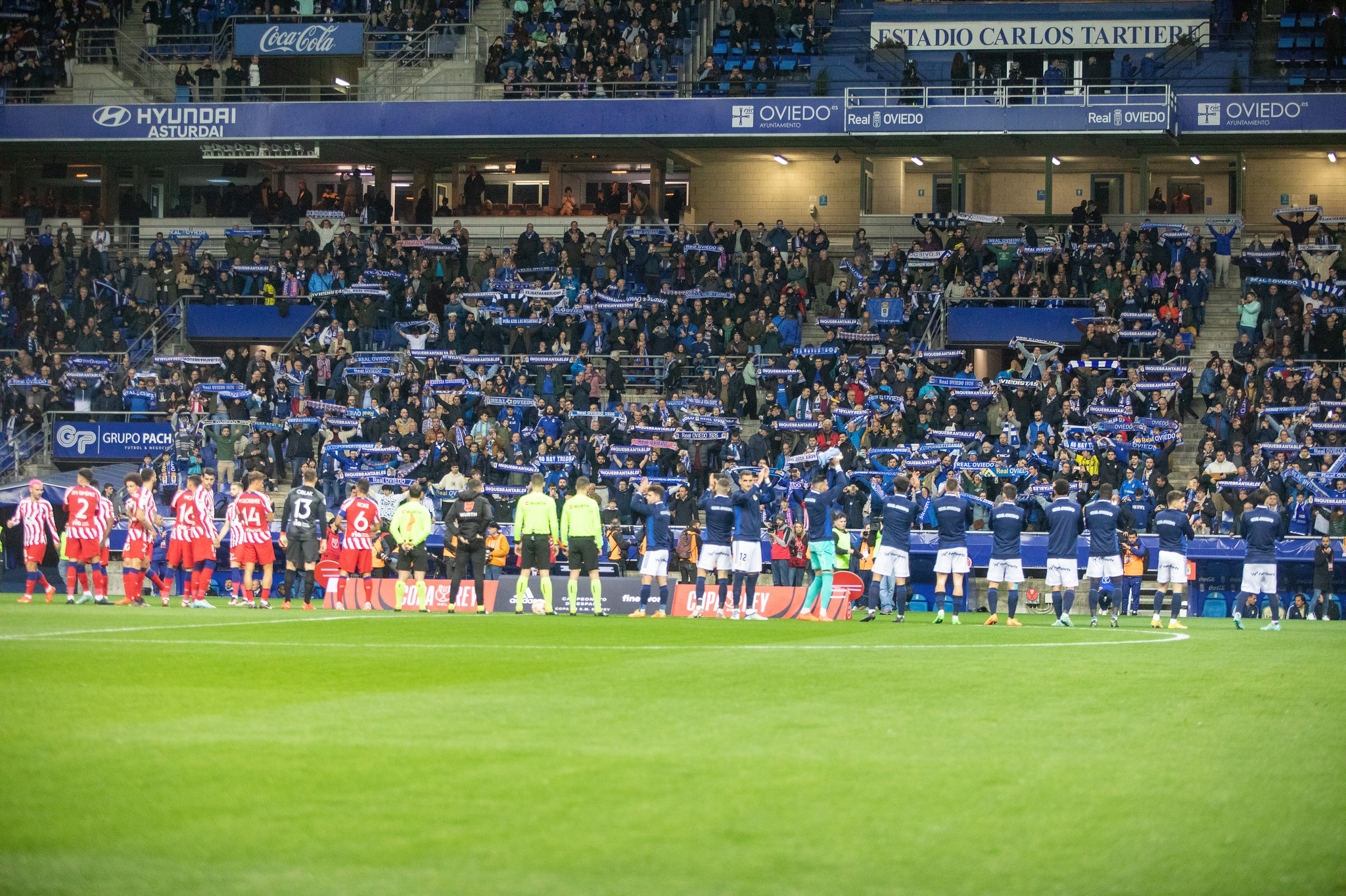 El Carlos Tartiere, con buen ambiente.