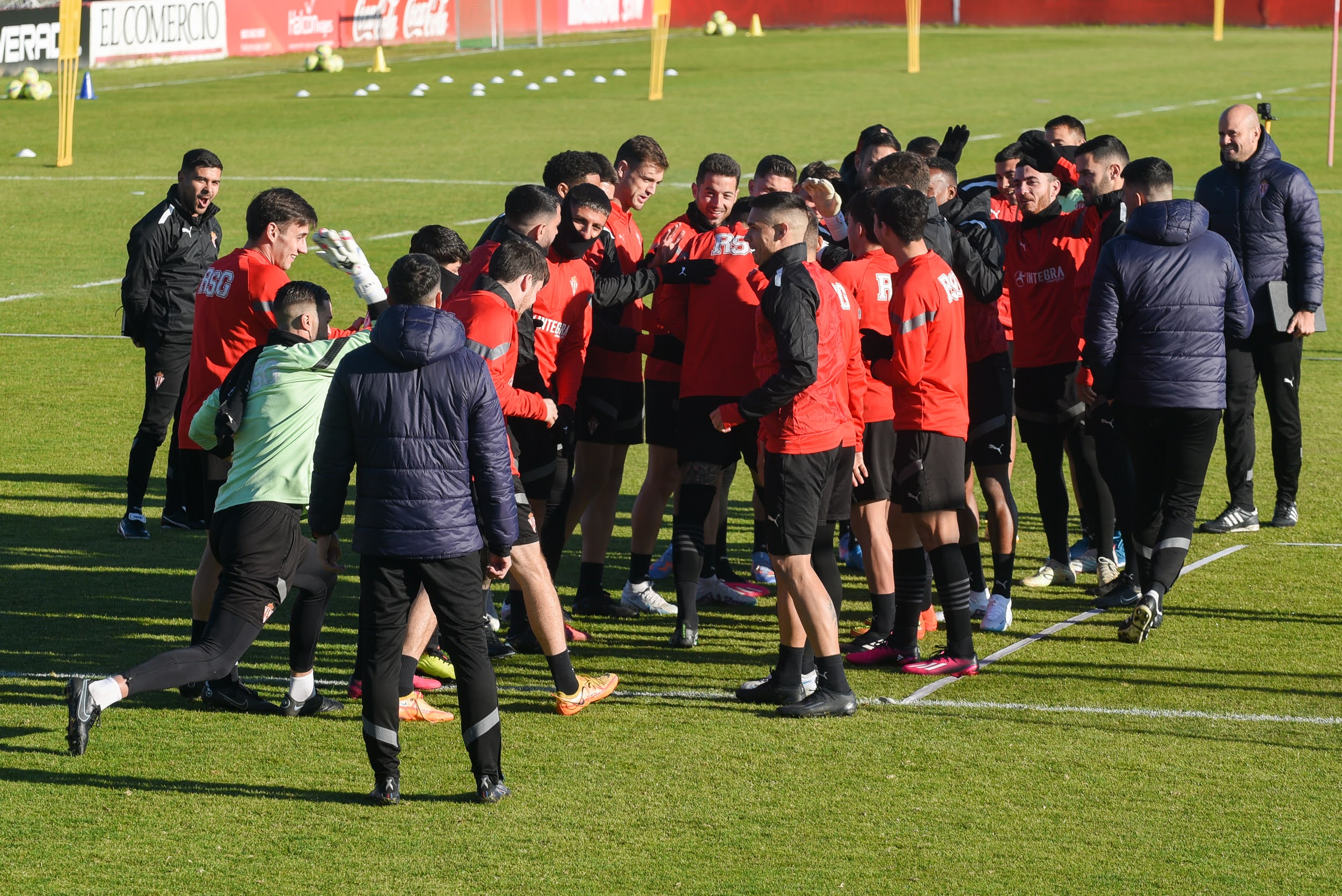 La plantilla del Sporting