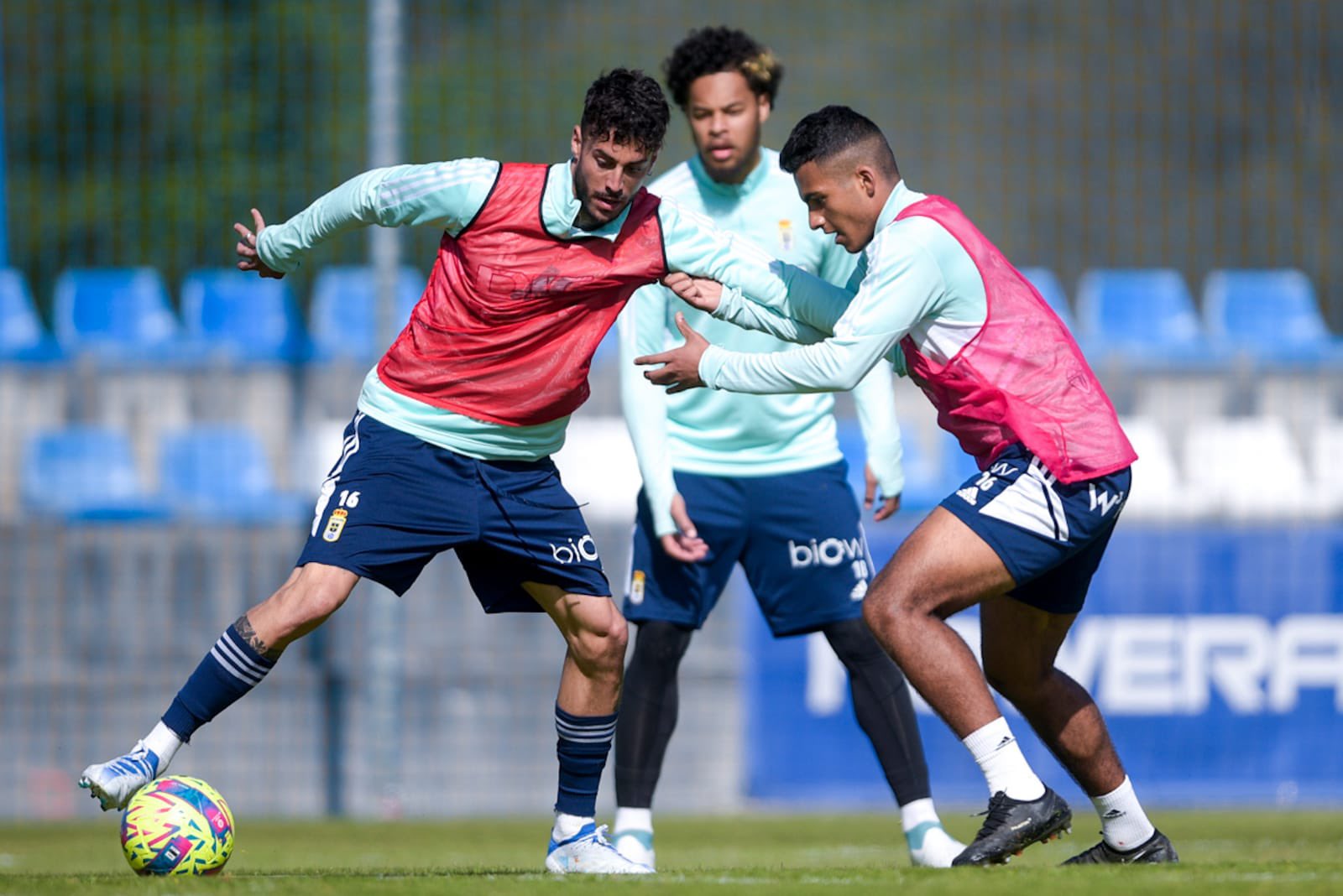 Camarasa, Koba y Charbel entrenamiento