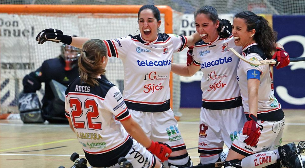 El Telecable celebrando el triunfo
