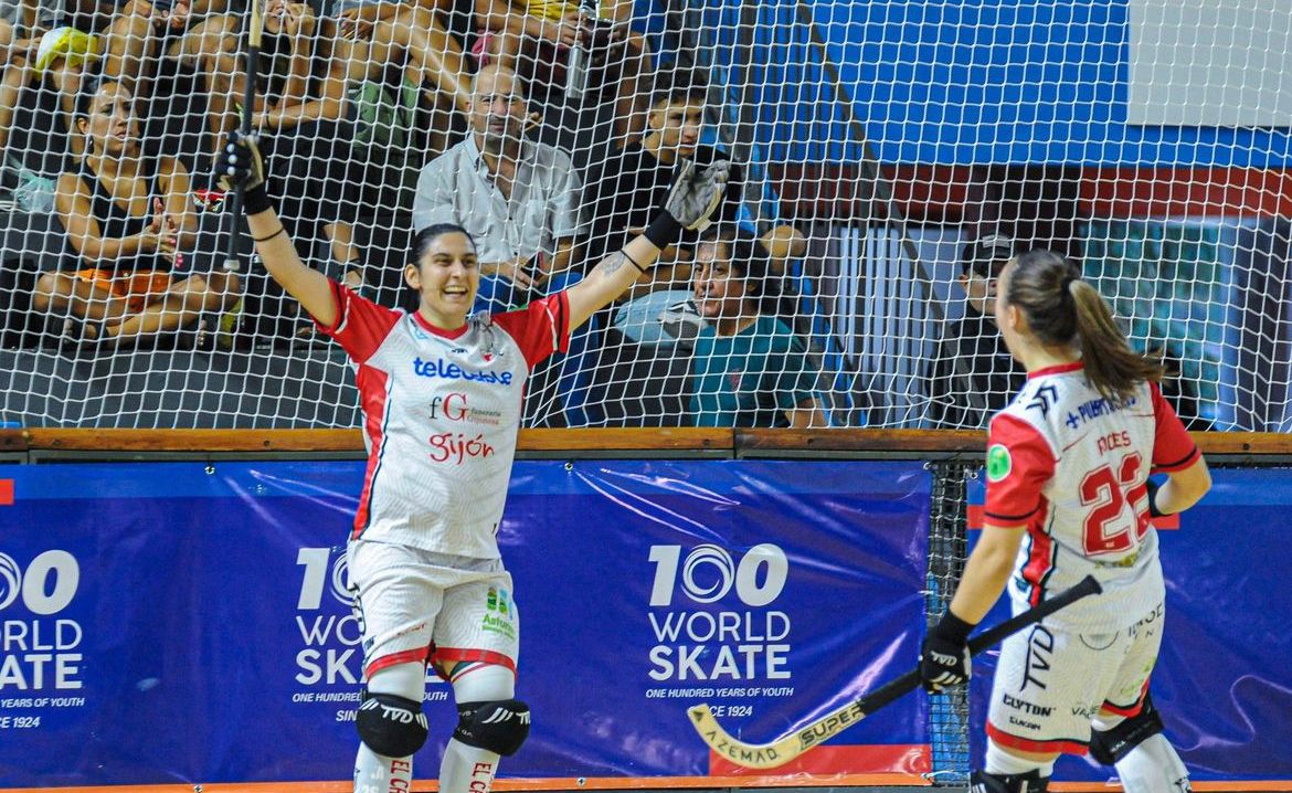 El Telecable celebrando el triunfo.