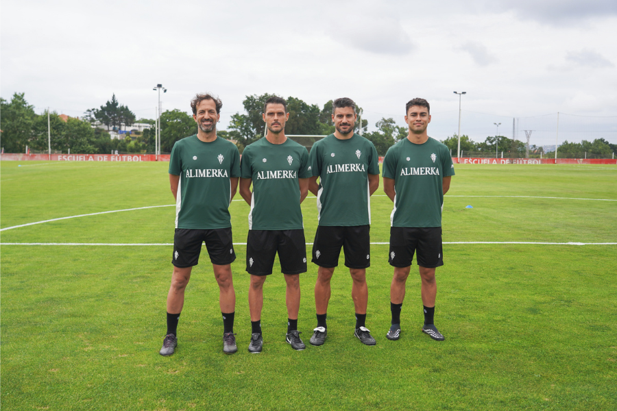 Óscar López, Roberto Canella, Álvaro Vázquez y Óscar Villar